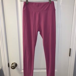 Full length Lularoe pink leggings